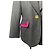 Blazer de lana gris de Givenchy con detalles en rosa - vista 3