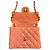 Borsa a spalla piccola in pelle caviar rosa Chanel del 2004 - vista 6