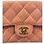 Borsa a spalla piccola in pelle caviar rosa Chanel del 2004 - vista 7