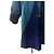 Jean Louis Scherrer Cappotto in pelliccia blu e verde Jean-Louis Scherrer - vista 2
