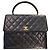 Timeless Chanel 2002 CC gesteppte Caviar Kelly Handtasche