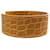 Bracelet en cuir de crocodile beige Hermès  - vue 4