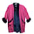 Cappotto in pelliccia bordeaux e nero Yves Saint Laurent  - vista 3