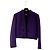 Giacca bolero viola Saint Laurent