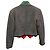 Giacca in lana Moschino in grigio, verde e rosso&nbsp; - vista 2