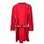 Cappotto lungo in lana rosso e oro Gucci - vista 3