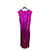 Robe en satin violet Yves Saint Laurent  - vue 1