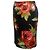 Falda de seda con estampado de flores negras Dolce & Gabbana