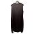 Abito senza maniche in satin nero Lanvin - vista 3