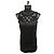 Abito da cocktail in gomma lucida Paco Rabanne SS13