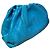Pochette blu chiaro Bottega Veneta in pelle di coccodrillo - vista 5