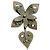 Spilla floreale verde abete Miu Miu