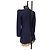 Timeless Giacca in maglia bouclé blu navy Chanel Boutique con zip CC - vista 3