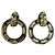 Timeless Orecchini a cerchio Chanel con strass - vista 2