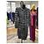 Marc Jacobs Schwarz-Weiß Tweed-Mantel Größe 4 Vintage Designerjacke - Ansicht 2