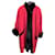 Yves Saint Laurent Red Fur Coat  - view 1