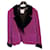Veste sur mesure noire à rayures Yves Saint Laurent 1993  - vue 1