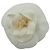 Timeless Chanel Vintage Stoff Weiß Blume Kamelie Brosche Pin