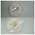 Timeless Chanel Vintage Stoff Weiß Blume Kamelie Brosche Pin - Ansicht 4