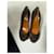 Gucci braune Leder-Python-Effekt High Heels  - Ansicht 2