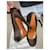 Gucci braune Leder-Python-Effekt High Heels  - Ansicht 3
