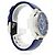 Orologio da uomo Louis Vuitton Tambour Monogram QA150Z quadrante blu - vista 3