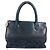 Borsa tote logo V-stitch vintage Chanel Nero