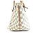 Borsa a Spalla Cabas PM Damier Azur di Louis Vuitton Bianco - vista 3