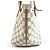 Borsa a Spalla Cabas PM Damier Azur di Louis Vuitton Bianco - vista 4