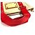 Borsa Tote Louis Vuitton Antigua Cabas PM Rosso Beige - vista 10
