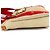 Borsa Tote Louis Vuitton Antigua Cabas PM Rosso Beige - vista 3