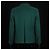 Increíble chaqueta verde de lana Chanel de pasarela - vista 3