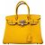 Borsa Hermès Birkin 30 in pelle Togo Giallo