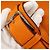 Hermès Hermes Jypsiere 34 Verso Schultertasche Orange Senf - Ansicht 12