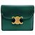 Céline Billetera Compacta Celine en Verde