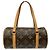 Borsa Louis Vuitton Papillon 19 Marrone - vista 3