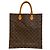 Borsa Tote Monogram Louis Vuitton Marrone - vista 2