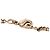 Collar Péndulo Luna en Strass Baño de Oro CC Oro de Chanel Dorado - vista 4