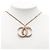 Collar Péndulo Luna en Strass Baño de Oro CC Oro de Chanel Dorado - vista 6