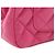 Chanel Mini Flap Rectangular de Cordero Acolchado Rosa - vista 11
