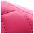 Chanel Mini Flap Rectangular de Cordero Acolchado Rosa - vista 14
