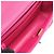 Chanel Mini Flap Rectangular de Cordero Acolchado Rosa - vista 3