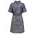 Incrível vestido de passarela Chanel Multicor