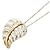Kette mit Anhänger im Blattmotiv von Tiffany & Co. Silber Golden