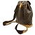Zaino Montsouris GM Monogramma Louis Vuitton Marrone - vista 3
