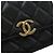 Belt Bag Chanel Matelassé Coco Mark Nero - vista 5