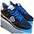 Philippe Model Sneakers basse in pelle e camoscio con camouflage blu Nero Bianco - vista 3