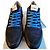 Philippe Model Sneakers basse in pelle e camoscio con camouflage blu Nero Bianco - vista 5