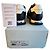 Philippe Model Sneakers basse in pelle e camoscio con camouflage blu Nero Bianco - vista 8
