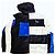 Giacca con cappuccio Lacoste color block Nero Bianco Blu - vista 9